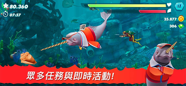 饥饿鲨进化2026最新破解版无限钻石金币